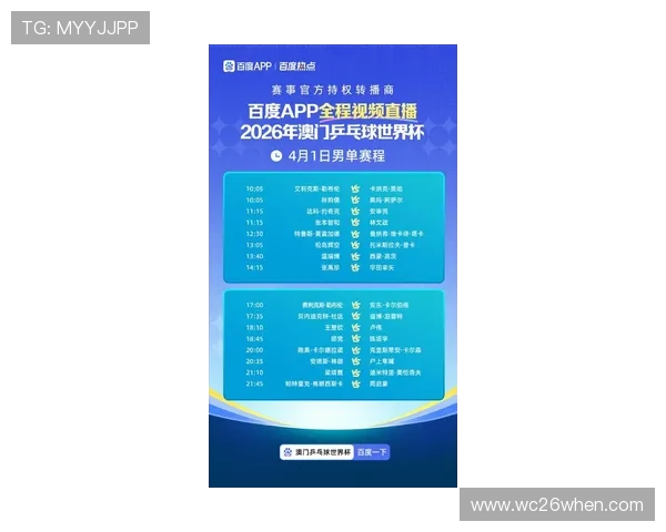 2026年乒乓球世界杯赛程时间表公布,赛事时间、地点及观赛指南全攻略